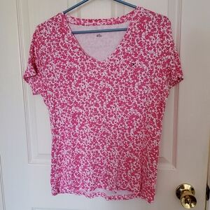 Tommy Hilfiger Pink Floral Short Sleeve Tee